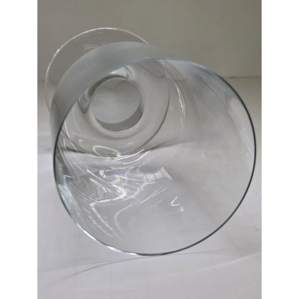 Set Of 6 CRATE & BARREL Viva Clear Water Goblets Glasses Rare Discontinued 6.4